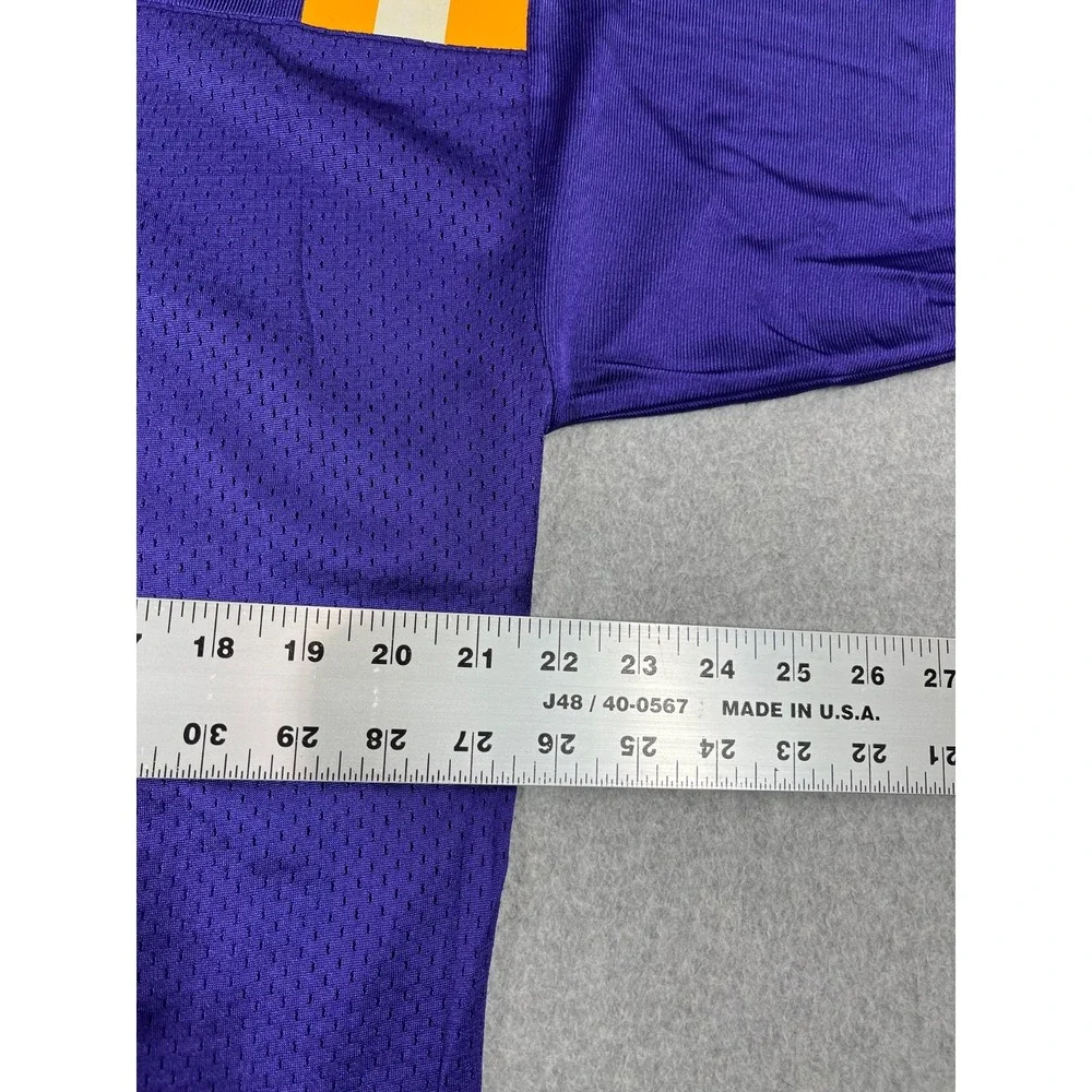 Vintage LSU Tigers Football Jersey Mens M Purple Mesh Y2K Nike Joe Burrow
